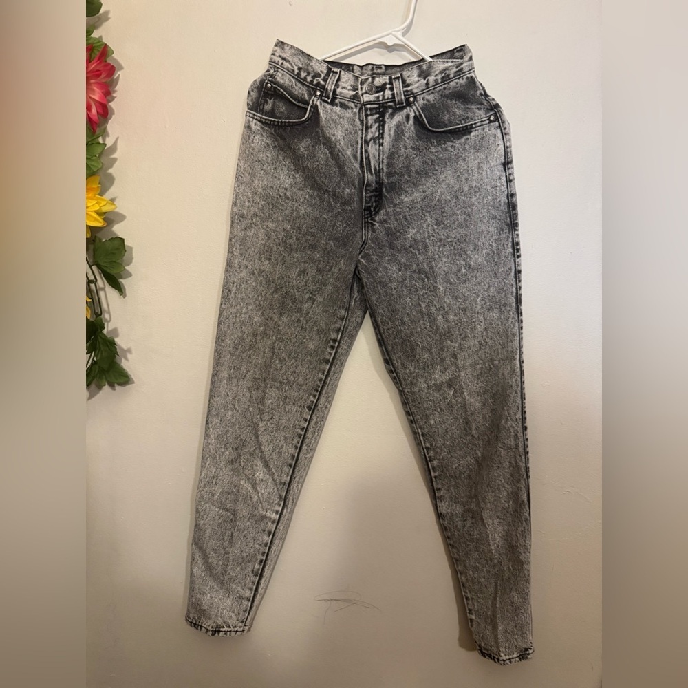 Vintage Levi's 900 Series Acid Wash High Waisted Tapered Mom Jeans Size 9
